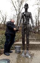 Anti-Stalin happening, Memorial to the victims of Communism in Prague