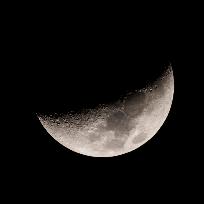 Waxing Crescent, Moon