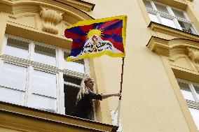 Tibetan flag, Tibetan Uprising Day