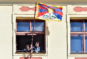 Tibetan flag, Tibetan Uprising Day