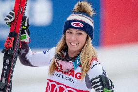 Viktoria Rebensburg, Petra Vlhova, Mikaela Shiffrin