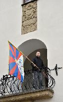 Tibetan flag, Tibetan Uprising Day