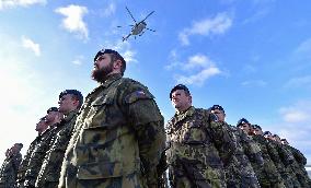 roll call ceremony on the occasion of 20th anniversary of the Czech Republic's joining NATO