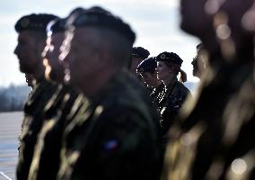 roll call ceremony on the occasion of 20th anniversary of the Czech Republic's joining NATO