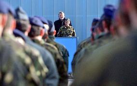 roll call ceremony on the occasion of 20th anniversary of the Czech Republic's joining NATO