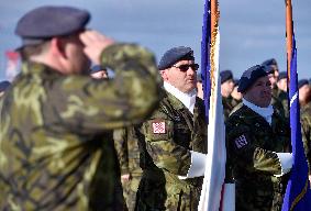 roll call ceremony on the occasion of 20th anniversary of the Czech Republic's joining NATO