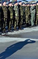 roll call ceremony on the occasion of 20th anniversary of the Czech Republic's joining NATO