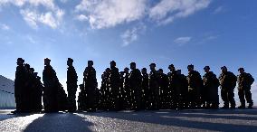 roll call ceremony on the occasion of 20th anniversary of the Czech Republic's joining NATO