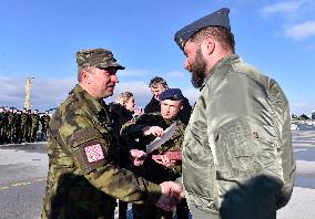 roll call ceremony on the occasion of 20th anniversary of the Czech Republic's joining NATO