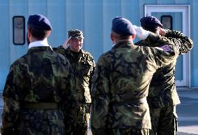 roll call ceremony on the occasion of 20th anniversary of the Czech Republic's joining NATO