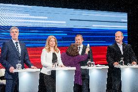 Bela Bugar, Zuzana Caputova, Stefan Harabin, Marian Kotleba