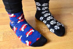 World Down Syndrome Day, symbol, different socks
