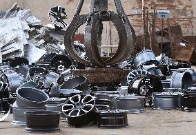 disposal of counterfeit aluminum wheels, alloy wheel, counterfeits, scrap