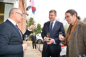 Libor Secka, Tomas Petricek, Pavel Buchler, Czech general consulate in Manchester