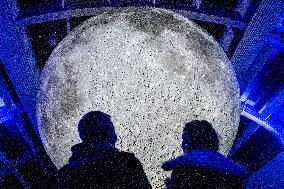 Exact giant model of the Moon, BLIK BLIK Festival