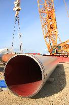 construction of the Nord Stream 2, natural gas pipeline