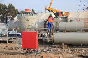 construction of the Nord Stream 2, natural gas pipeline