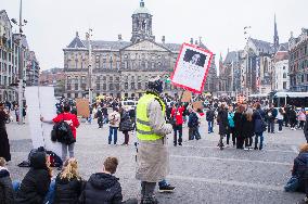 Yellow Vests protests in Amsterdam