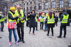 Yellow Vests protests in Amsterdam