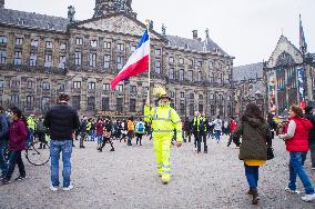 Yellow Vests protests in Amsterdam