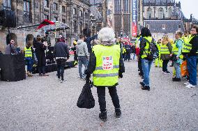 Yellow Vests protests in Amsterdam