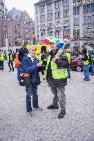 Yellow Vests protests in Amsterdam