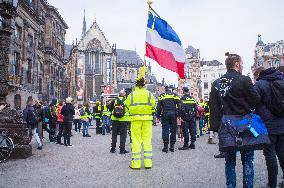 Yellow Vests protests in Amsterdam