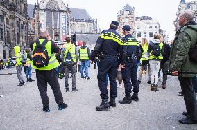 Yellow Vests protests in Amsterdam