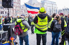 Yellow Vests protests in Amsterdam