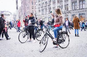 Yellow Vests protests in Amsterdam