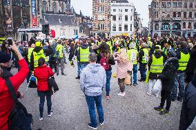 Yellow Vests protests in Amsterdam