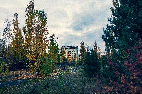 Chernobyl zone, restricted territory, Pripyat, Prypiat