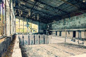 Chernobyl zone, restricted territory, Pripyat, Prypiat, swimming pool
