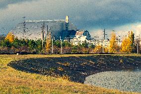 Chernobyl zone, restricted territory, power plant, sarcophagus