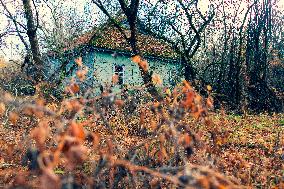 Chernobyl zone, restricted territory, Novoshepelychi