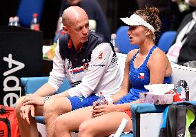 Marketa Vondrousova, Petr Pala