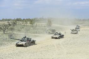The Czech Lizzard 2019 military exercise, 71st mechanised battalion, Very High Readiness Joint Task Force (VJFT), tanks