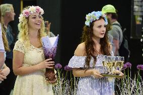 Flower exhibition Flora Olomouc, hostesses