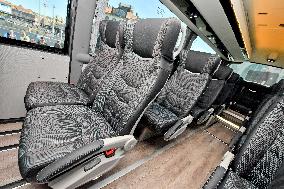 Scania Irizar i8, bus, sedacka, interier