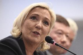 Marine Le Pen, Tomio Okamura, Geert Wilders