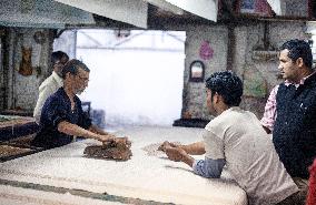 woodblock, printing, stamp, printer