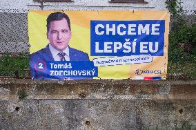 KDU-CSL, pre-election campaign poster with Tomas Zdechovsky