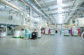 nappy producer Drylock Technologies, production hall