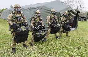 presentation of the 601st special force group, Hamry training base