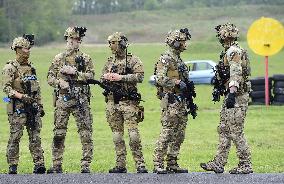 presentation of the 601st special force group, Hamry training base