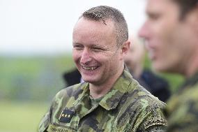 Tomas Skacel, presentation of the 601st special force group, Hamry training base