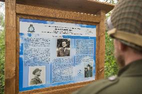 commemorative plaque of Colonel Lieutenant Vaclav Martinek