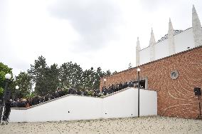 The funeral of Czech footballer Josef Sural