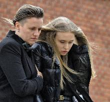 Denisa Suralova, The funeral of Czech footballer Josef Sural