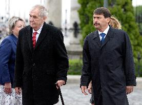 Ivana Zemanova, Milos Zeman, Janos Ader